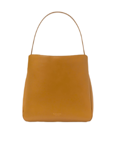Grace Leather Hobo Bag (Tan)