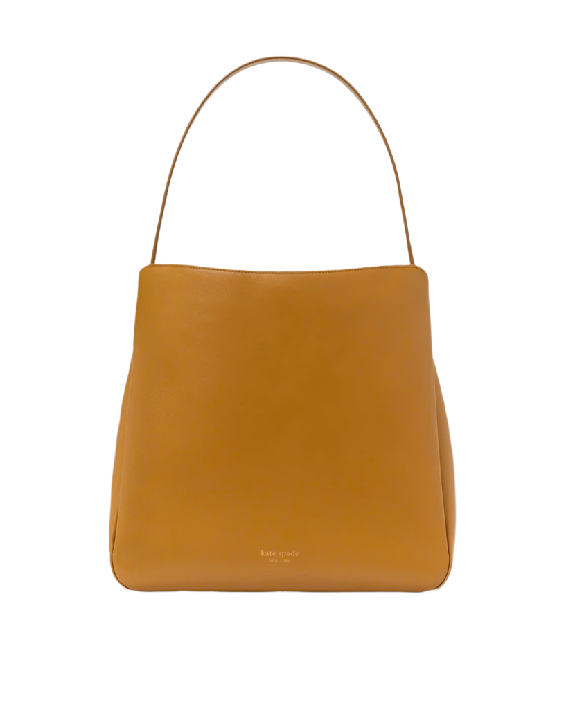 Grace Leather Hobo Bag (Tan)