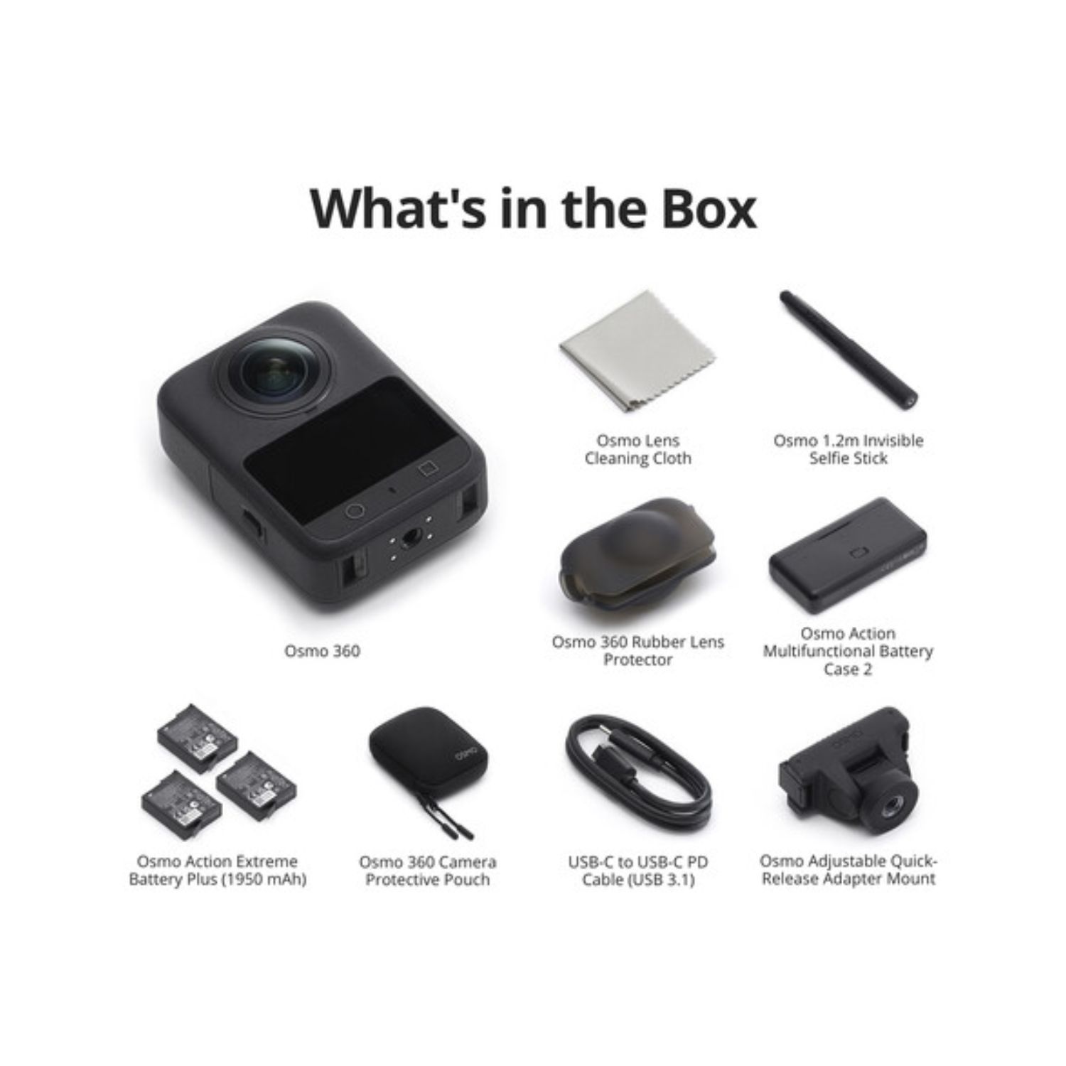 Osmo 360 Action Camera Adventure Combo