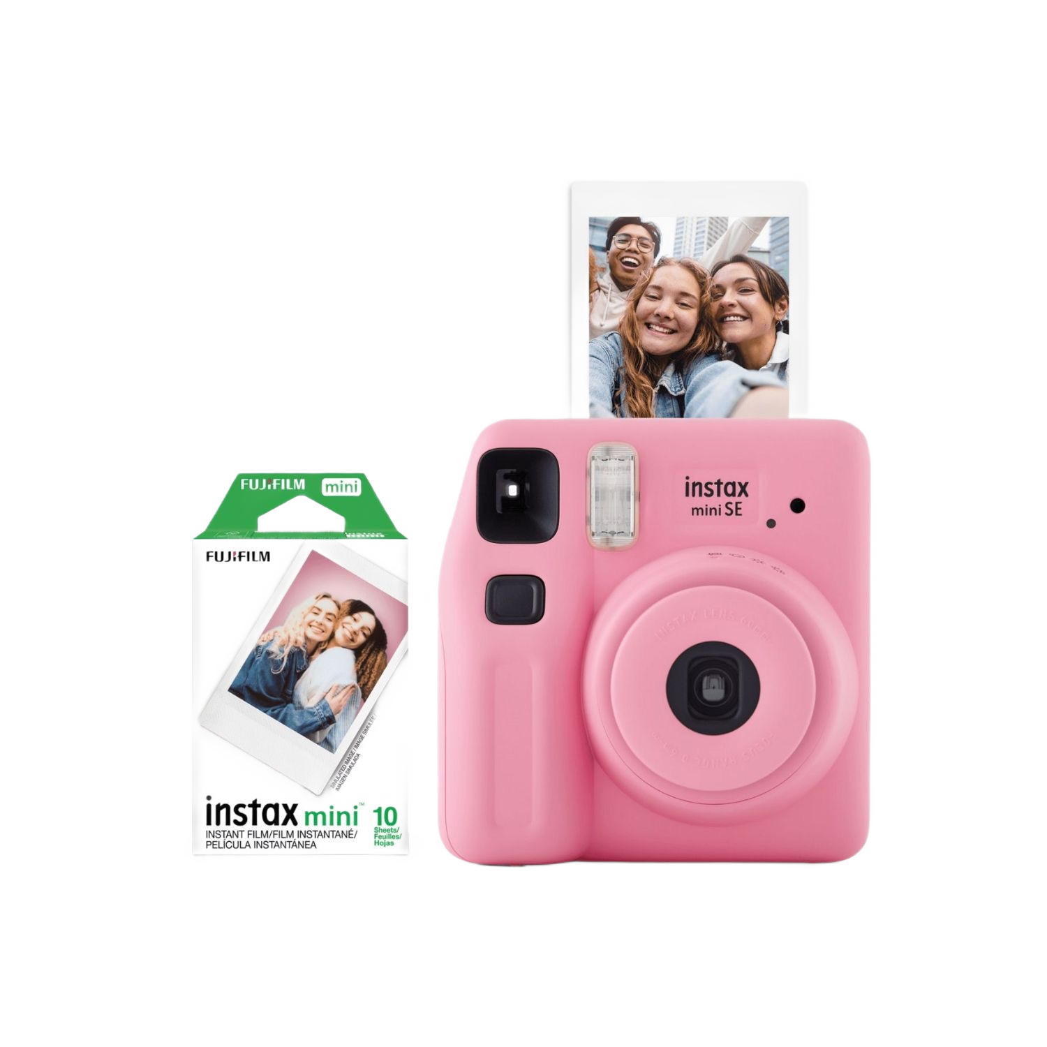 Instax Mini SE Fun Pack Instant Camera (Pink)
