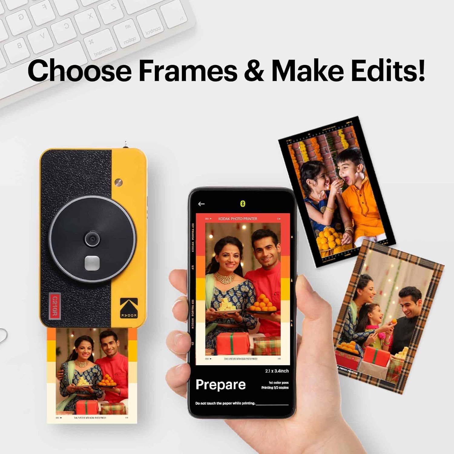 C210R Mini Shot 2 Retro Camera + Printer Bundle