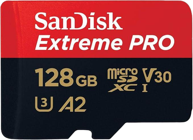 128GB Extreme Pro Miro SDXC 200mbps Memory Card Sandisk