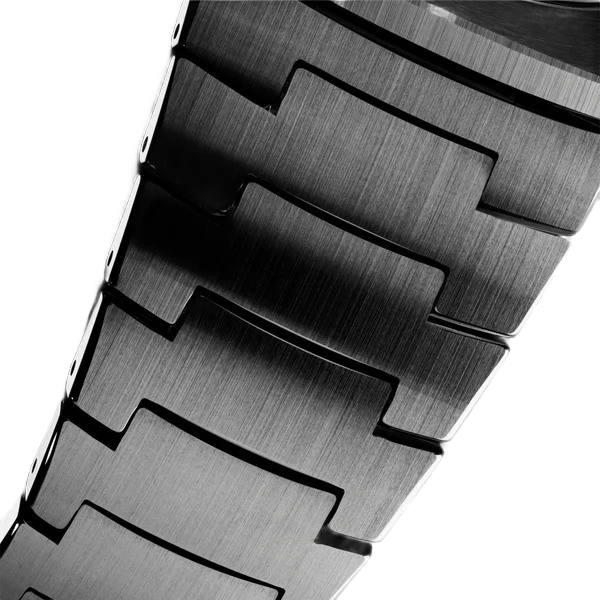 Edge Fumage Quartz Analog Black Dial Black Ceramic Strap Watch for Men