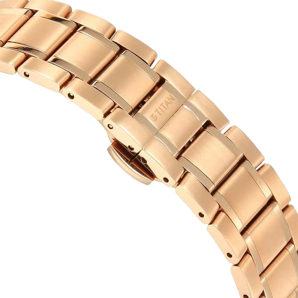 Edge Murals Quartz Analog Green Dial Rose Gold Stainless Steel Strap Watch for Men