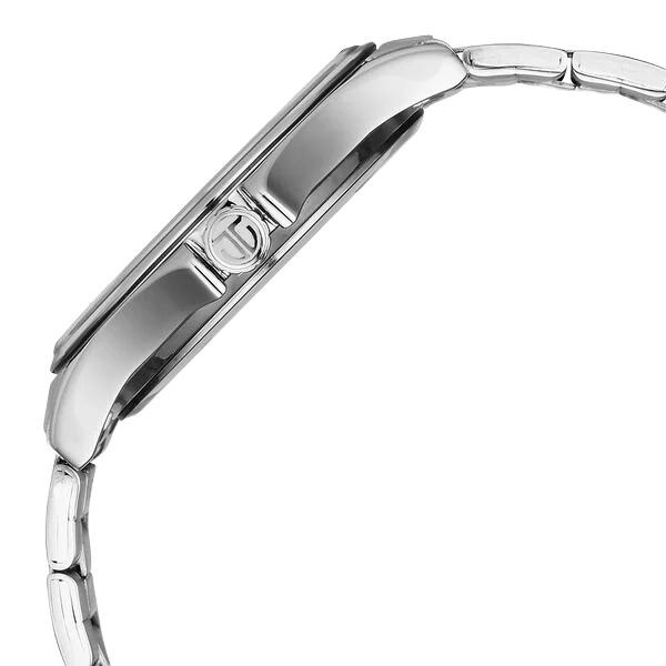 Neo Arabic Analog with Day Date Ice Blue Dial Silver Stainless Steel Strap Watch for Men