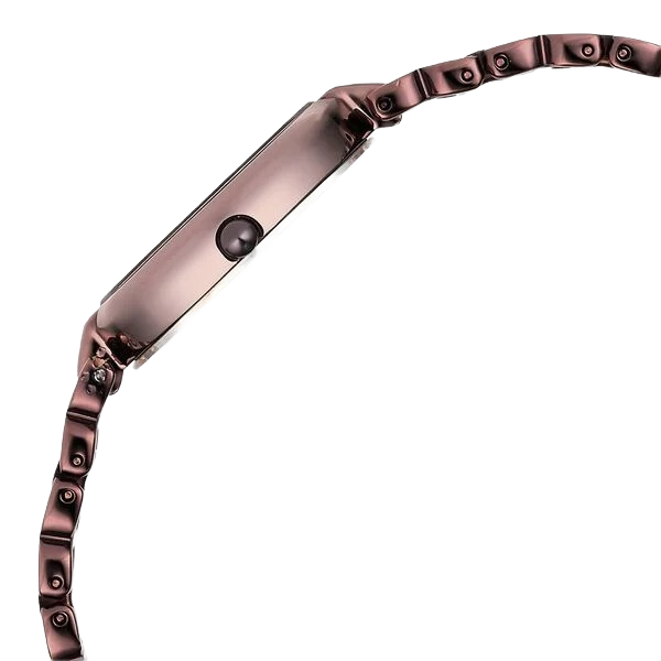 Raga Delight Quartz Analog Brown Dial Brown Metal Strap Watch for Women