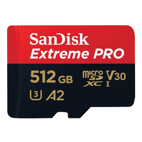 512GB Extreme PRO microSDXC UHS-I Memory Card