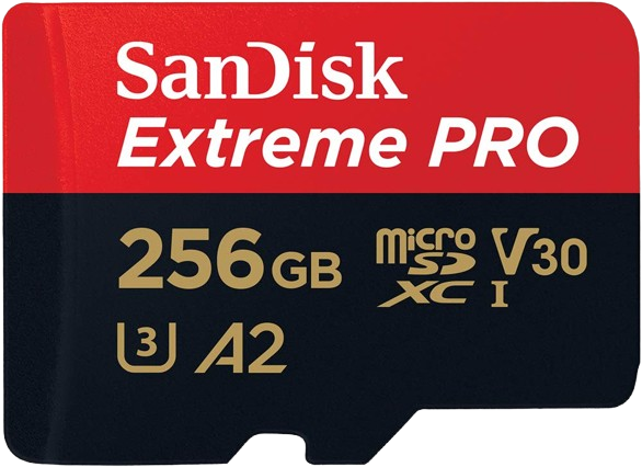 256GB Extreme PRO microSDXC UHS-I Memory Card