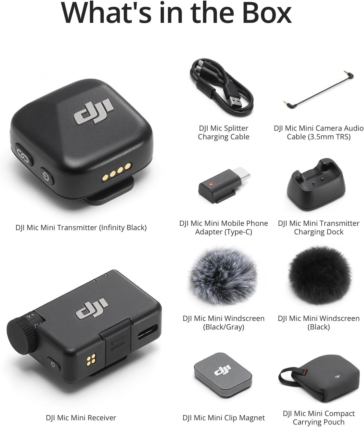 Mic Wireless Microphone – Black