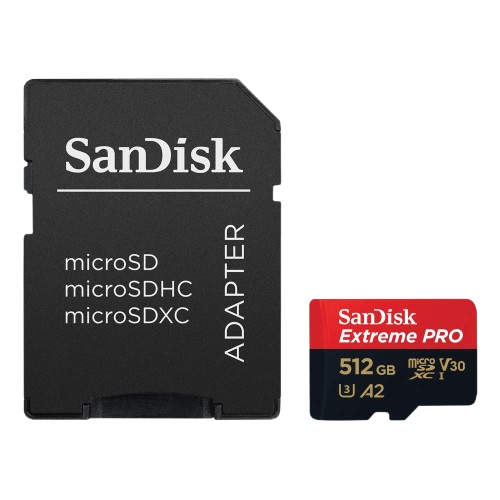 512GB Extreme PRO microSDXC UHS-I Memory Card