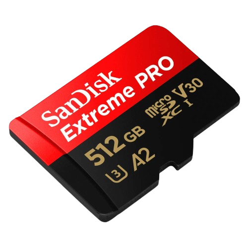 512GB Extreme PRO microSDXC UHS-I Memory Card