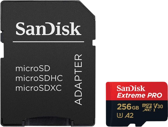 256GB Extreme PRO microSDXC UHS-I Memory Card