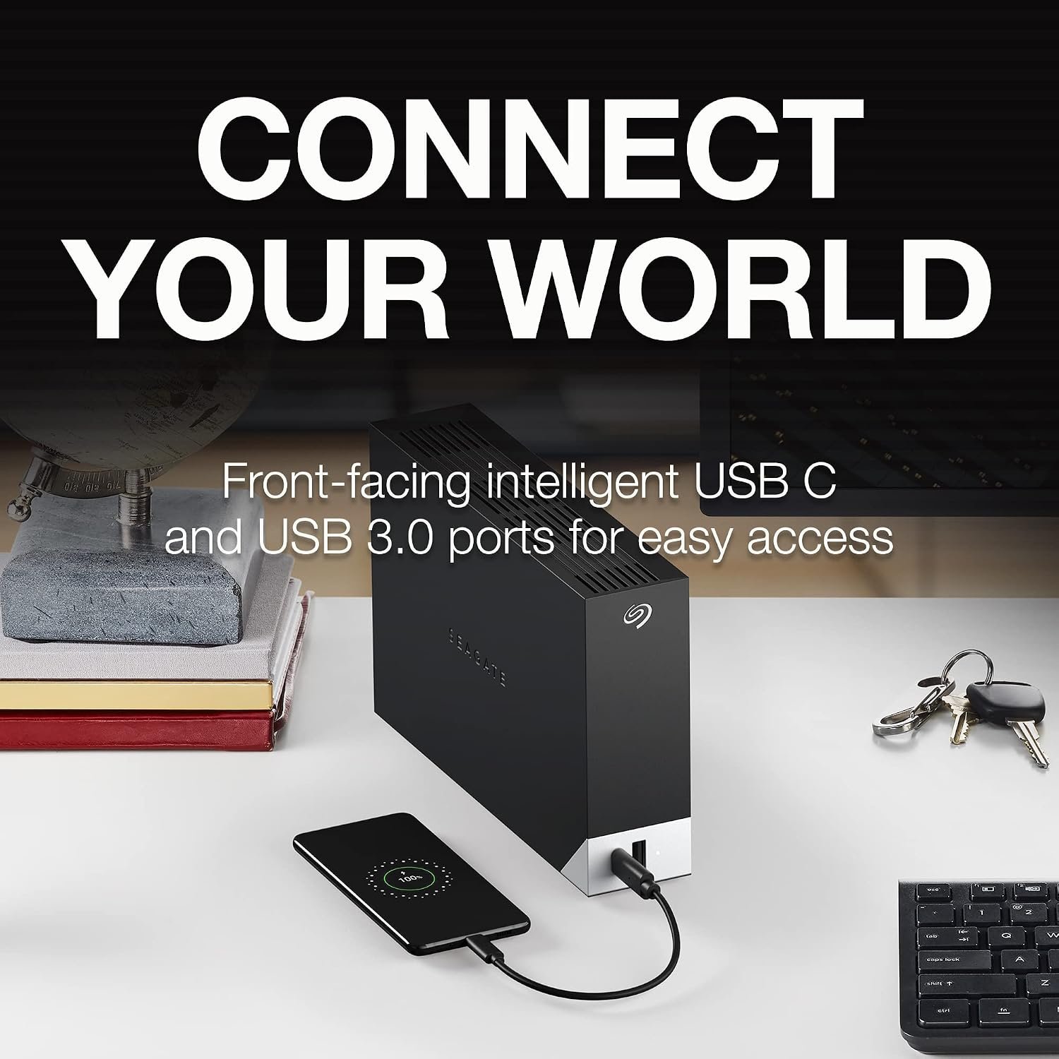 One Touch with Hub 16TB External Hard Drive