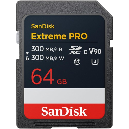 Extreme PRO 64GB SDXC UHS-II V90 Memory Card