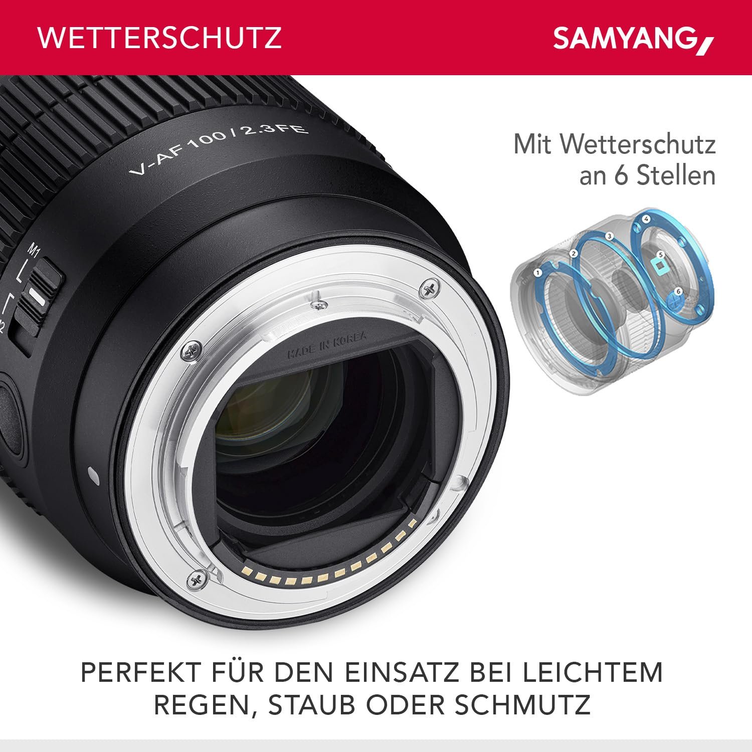 V-AF 100mm T2.3 FE Mount Lens