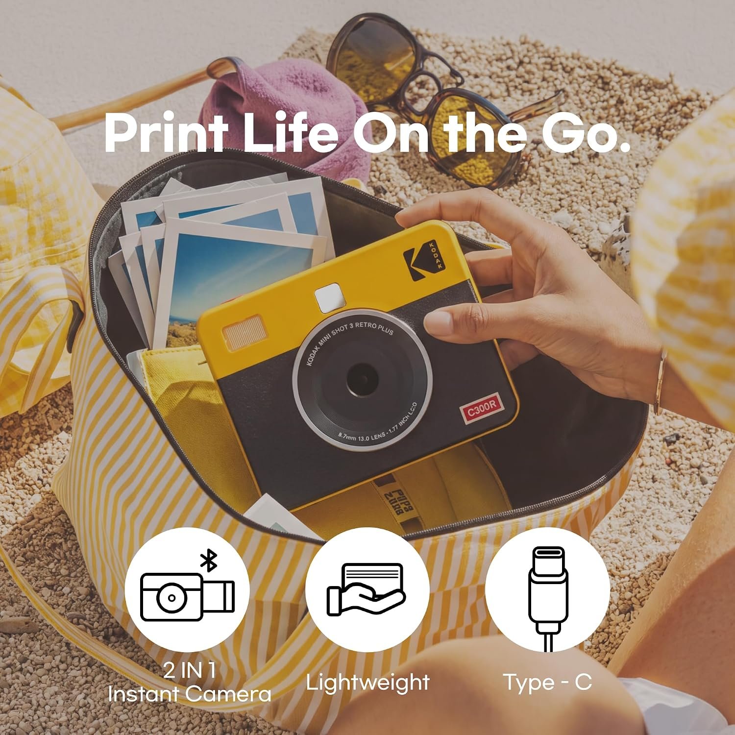 Mini Shot 3 Retro Instant Camera & Printer