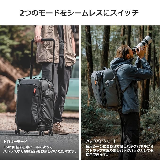 Roller Camera Backpack P-CB-180 Space Black