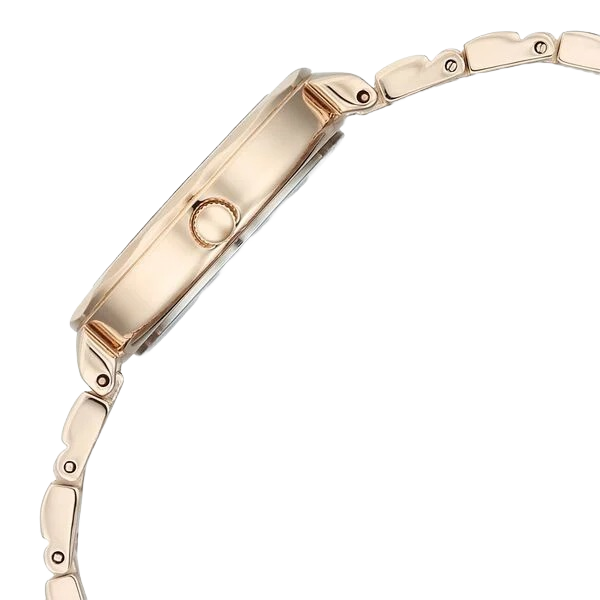Raga Spotlight Quartz Analog Mother of Pearl Dial Rose Gold Metal Strap Watch For Women