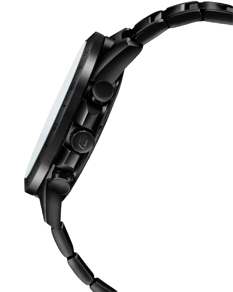Edifice EFR-571MDC-1AVUDF Black Analog Dial Black Stainless Steel Band Watch for Men