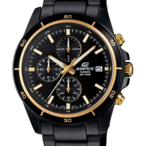 Edifice EFR-526BK-1A9V Analog Black Dial Black Stainless Steel Band Watch for Men