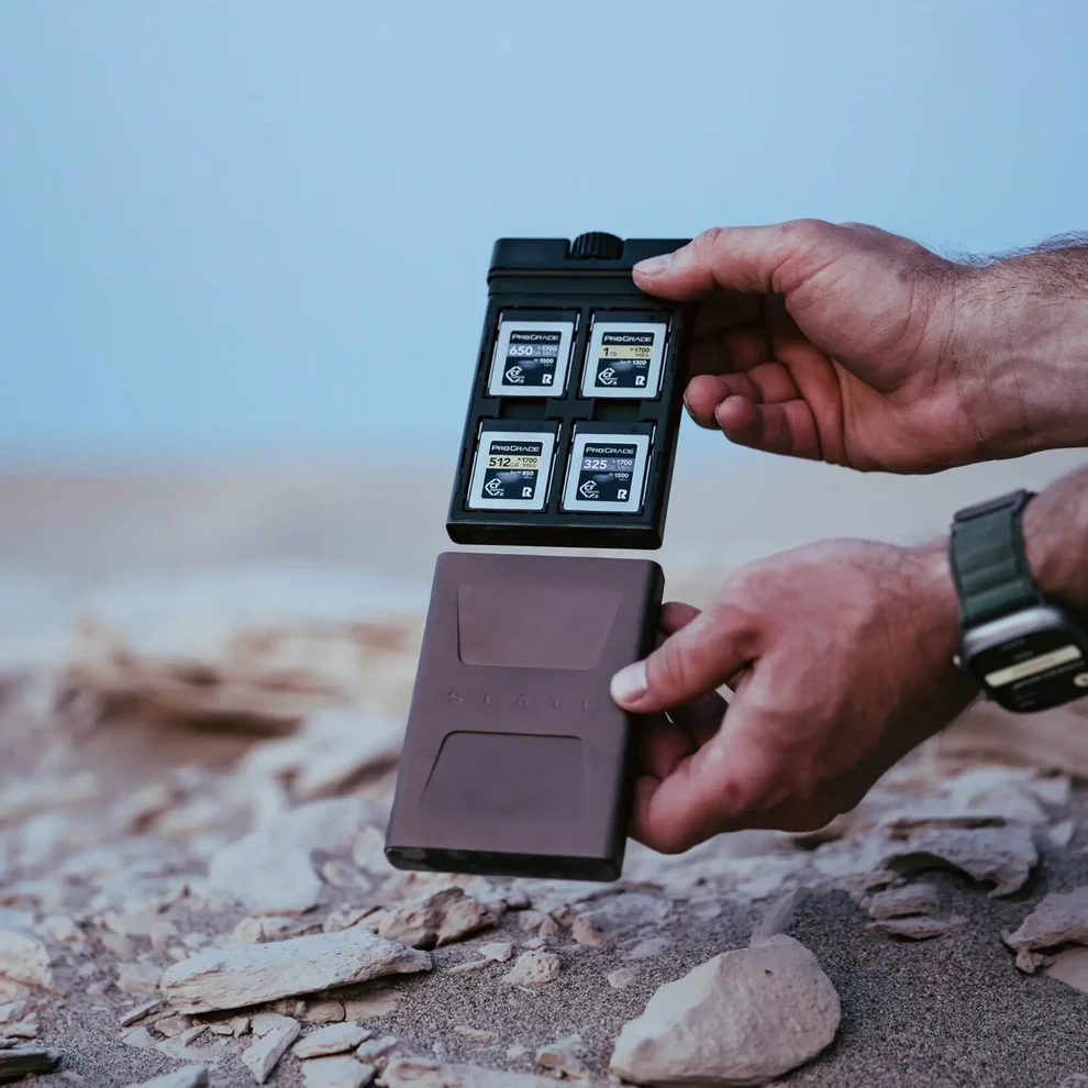 Slate II CFexpress Memory Card Case – Desert