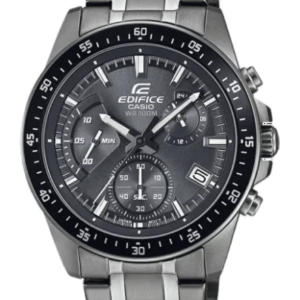 Edifice EFV-540DC-1CV Analog Grey Dial Grey Stainless Steel Band Watch for Men
